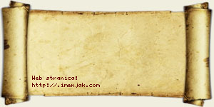 Jovana Alimpić vizit kartica